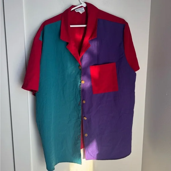 Colorful Button Down Shirt - Picture 1 of 6